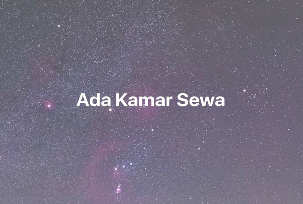 Gambar Mimpi Ada Kamar Sewa