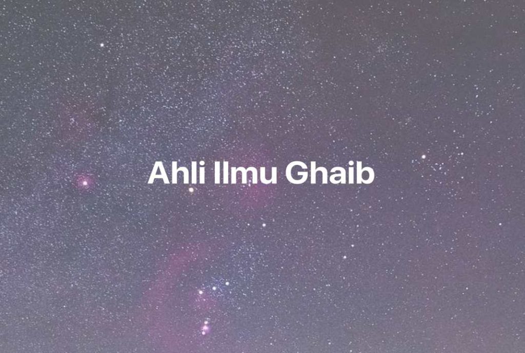 Gambar Mimpi Ahli Ilmu Ghaib