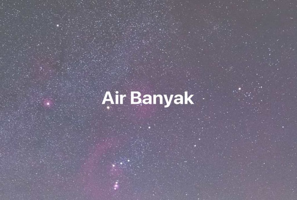 Gambar Mimpi Air Banyak