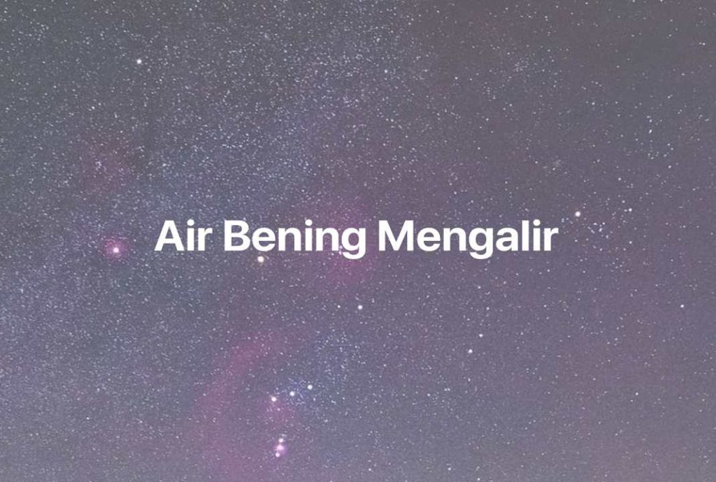 Gambar Mimpi Air Bening Mengalir