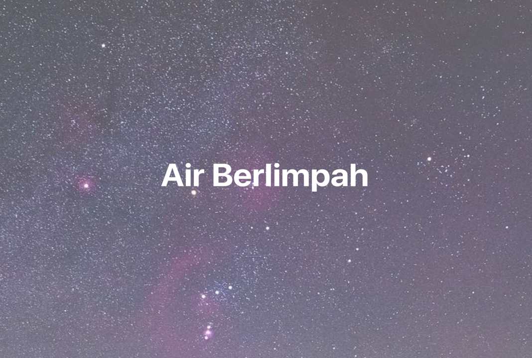 Gambar Mimpi Air Berlimpah