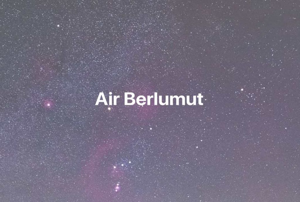 Gambar Mimpi Air Berlumut