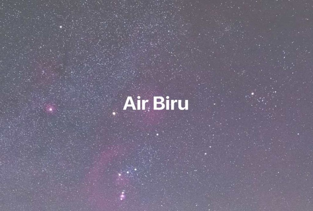 Gambar Mimpi Air Biru