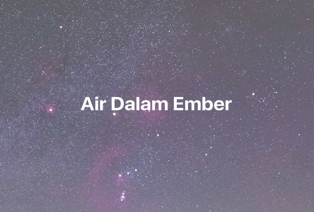 Gambar Mimpi Air Dalam Ember