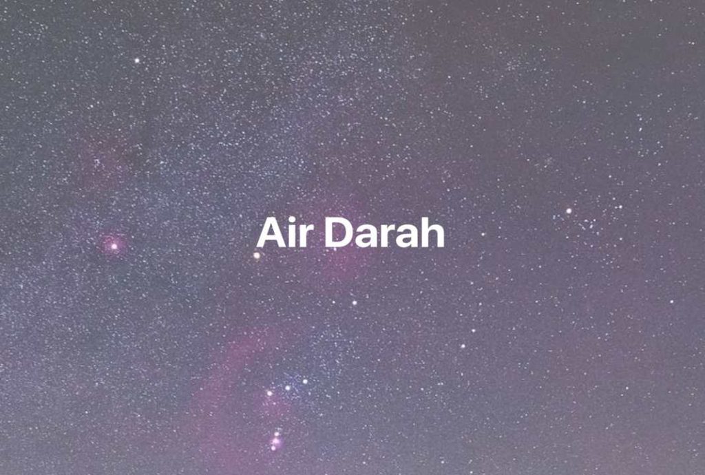 Gambar Mimpi Air Darah