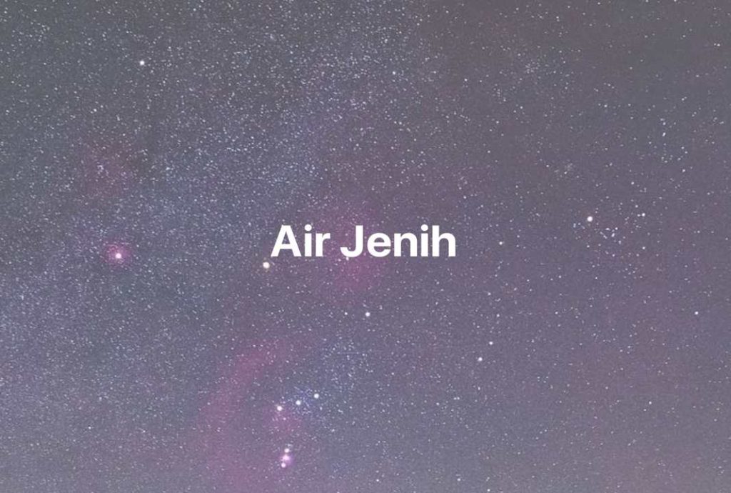 Gambar Mimpi Air Jenih