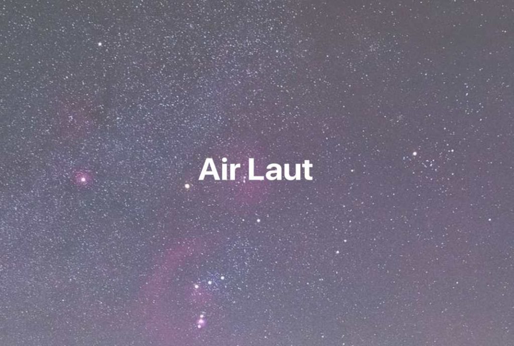 Gambar Mimpi Air Laut