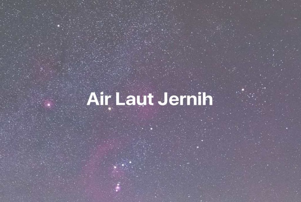 Gambar Mimpi Air Laut Jernih