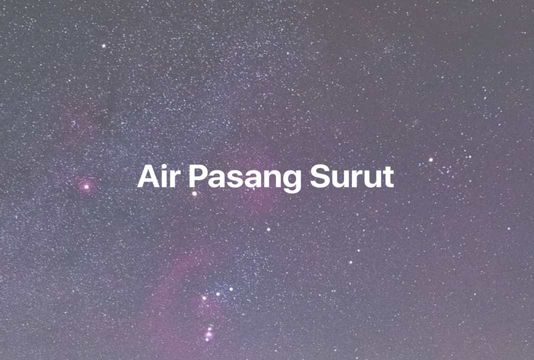 Gambar Mimpi Air Pasang Surut