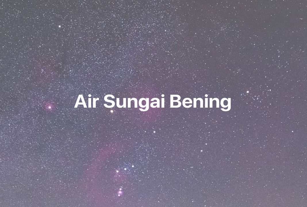 Gambar Mimpi Air Sungai Bening