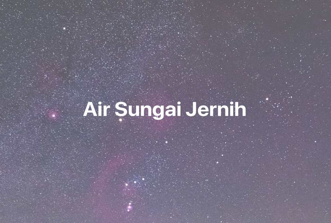 Gambar Mimpi Air Sungai Jernih