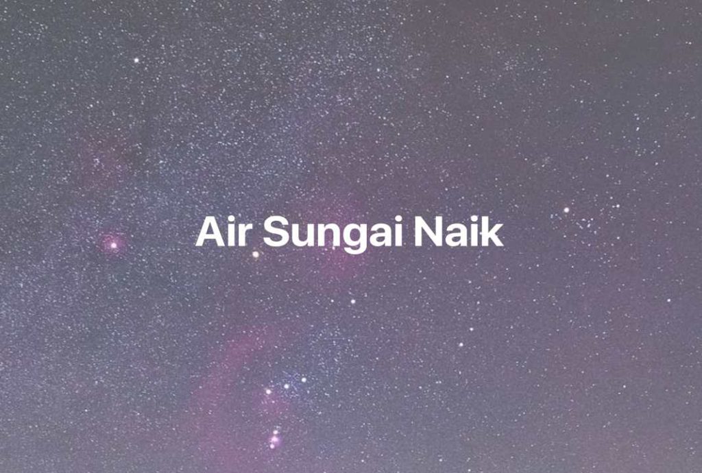 Gambar Mimpi Air Sungai Naik