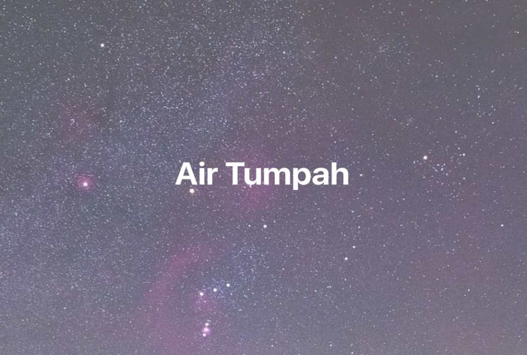 Gambar Mimpi Air Tumpah