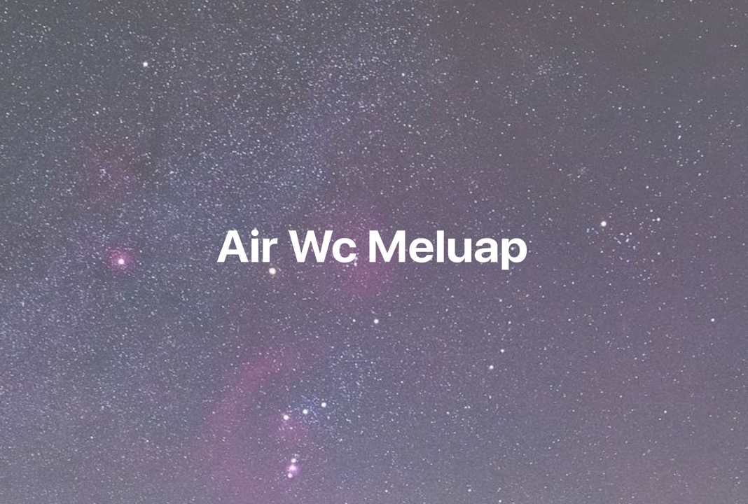 Gambar Mimpi Air Wc Meluap