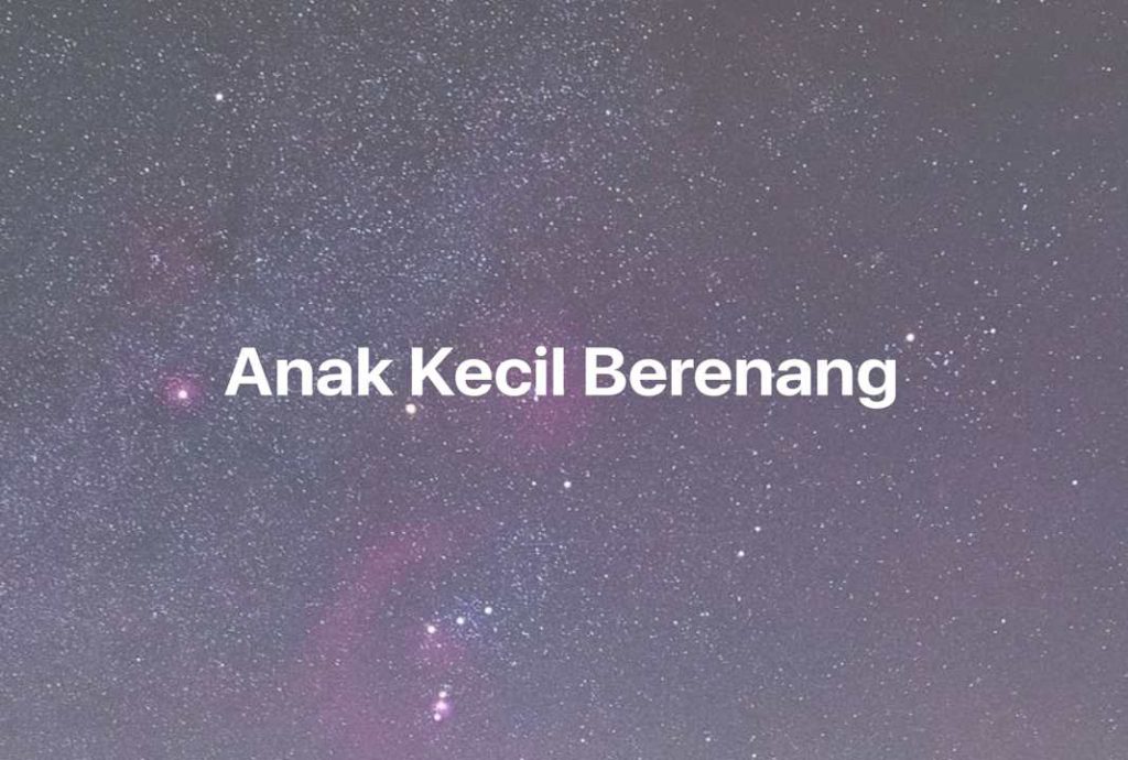 Gambar Mimpi Anak Kecil Berenang