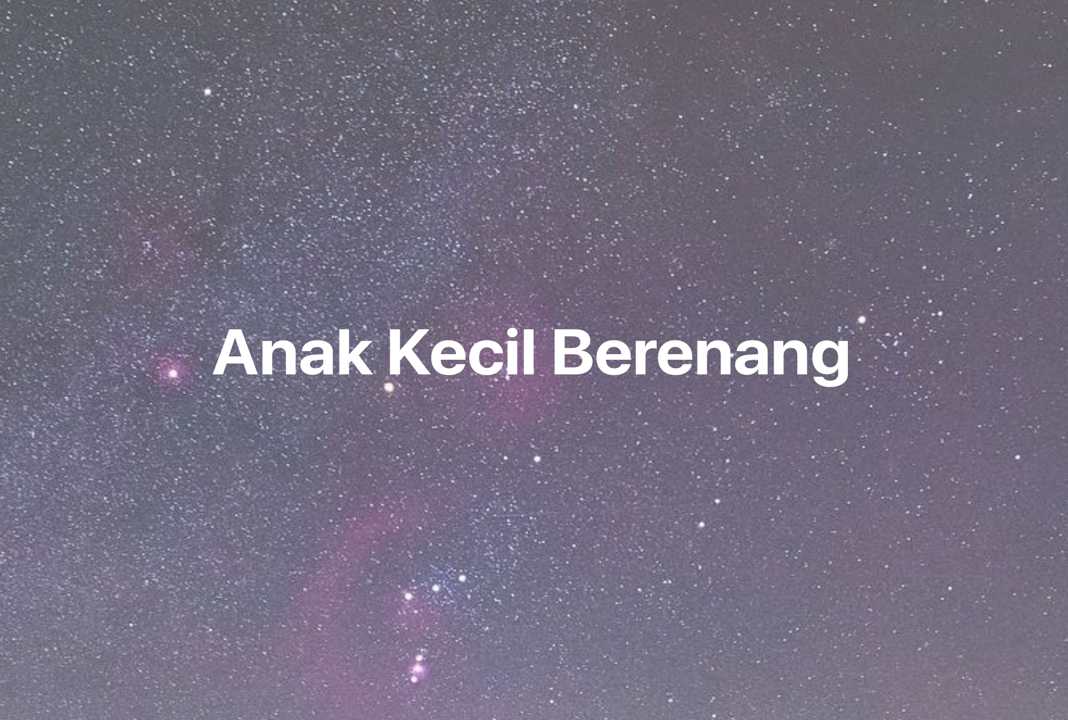 Gambar Mimpi Anak Kecil Berenang