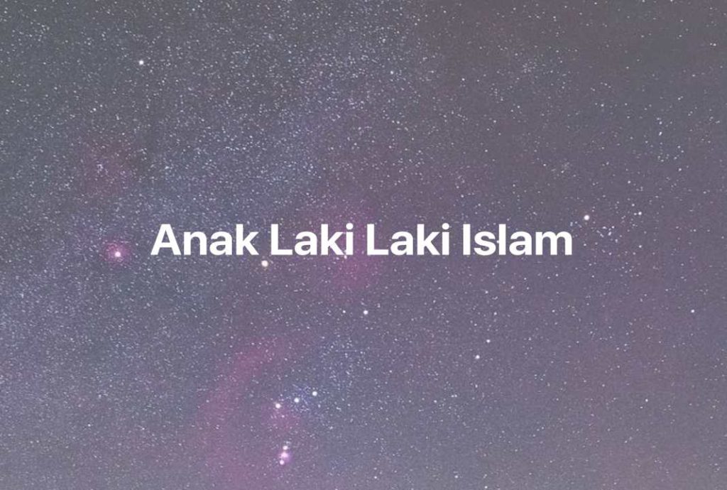 Gambar Mimpi Anak Laki Laki Islam