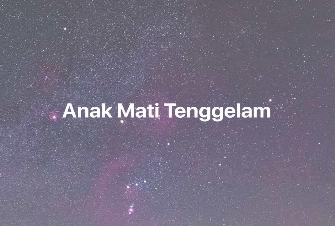 Gambar Mimpi Anak Mati Tenggelam