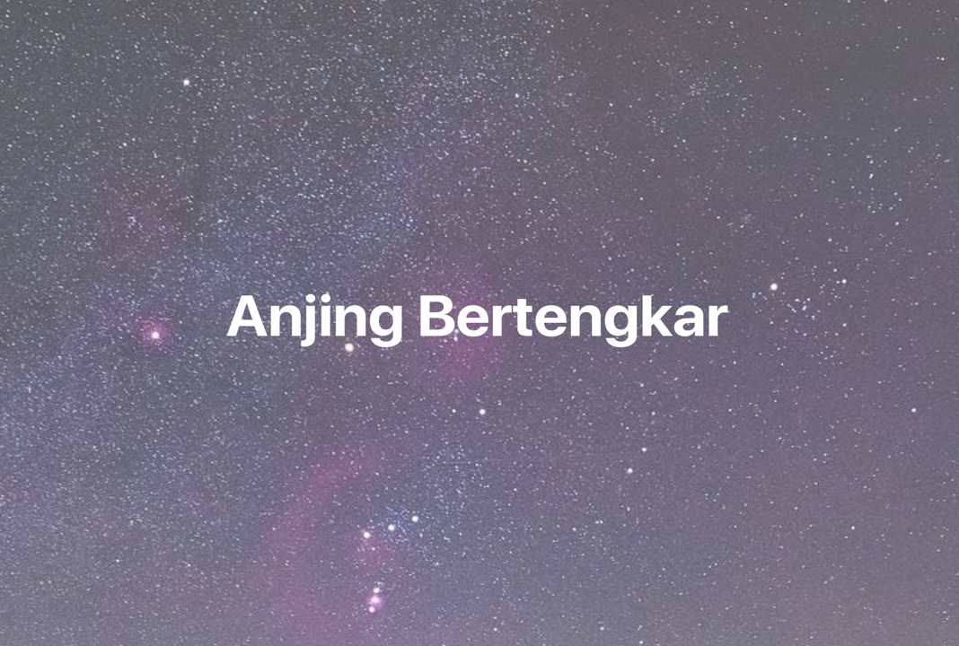 Gambar Mimpi Anjing Bertengkar