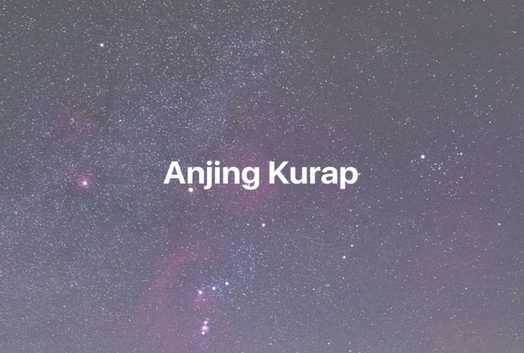 Gambar Mimpi Anjing Kurap