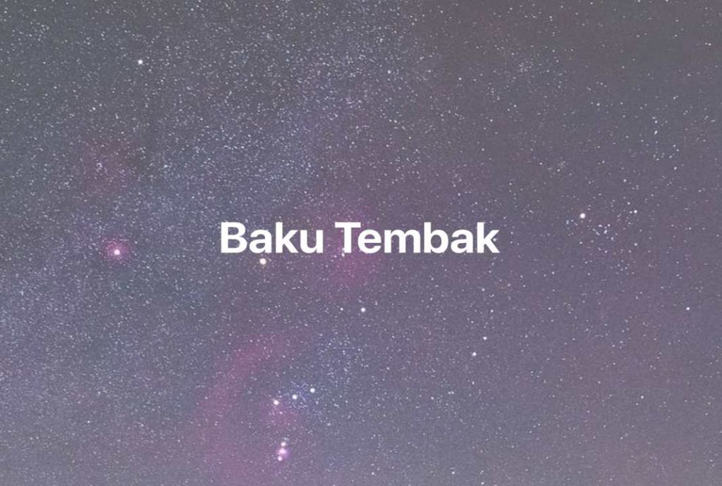 Gambar Mimpi Baku Tembak