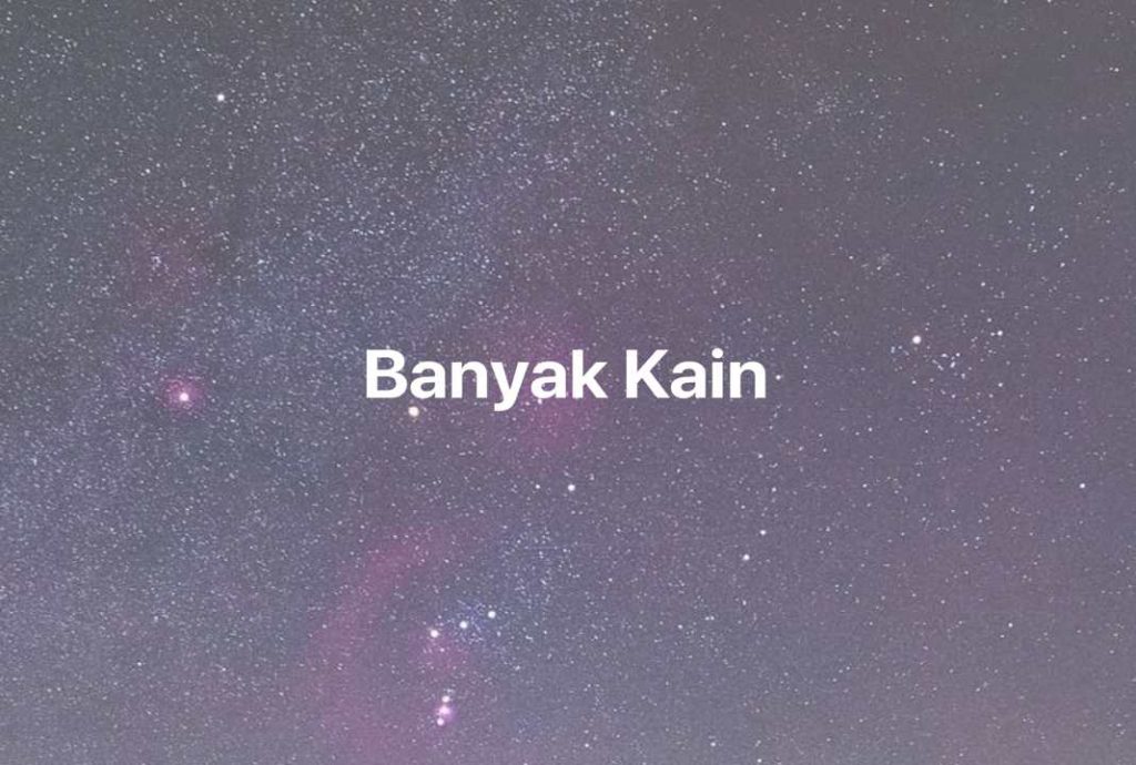 Gambar Mimpi Banyak Kain