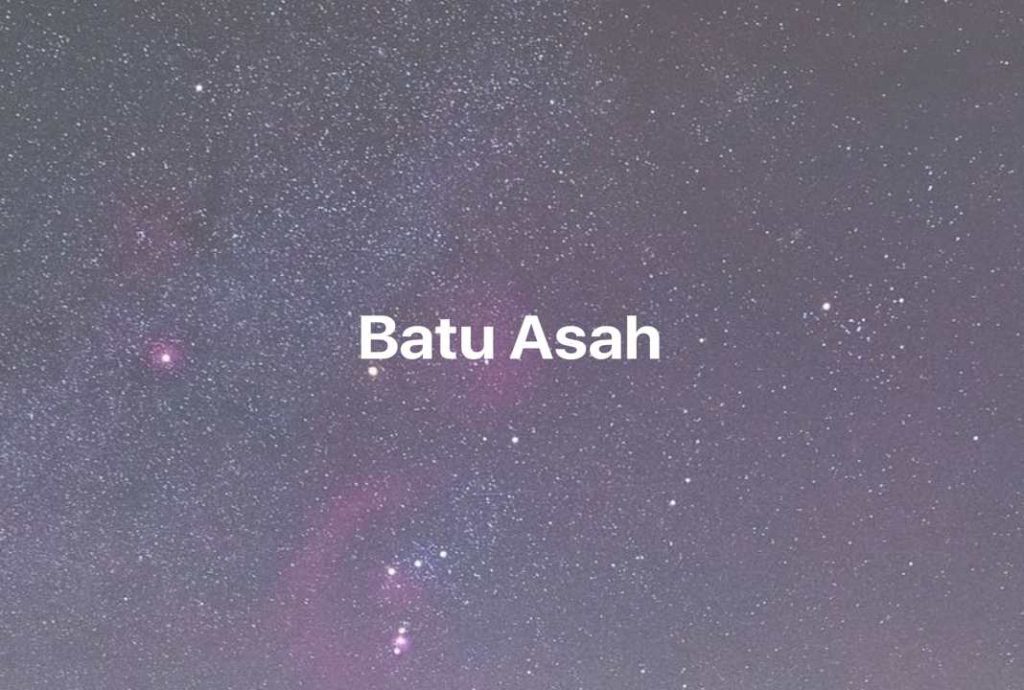 Gambar Mimpi Batu Asah