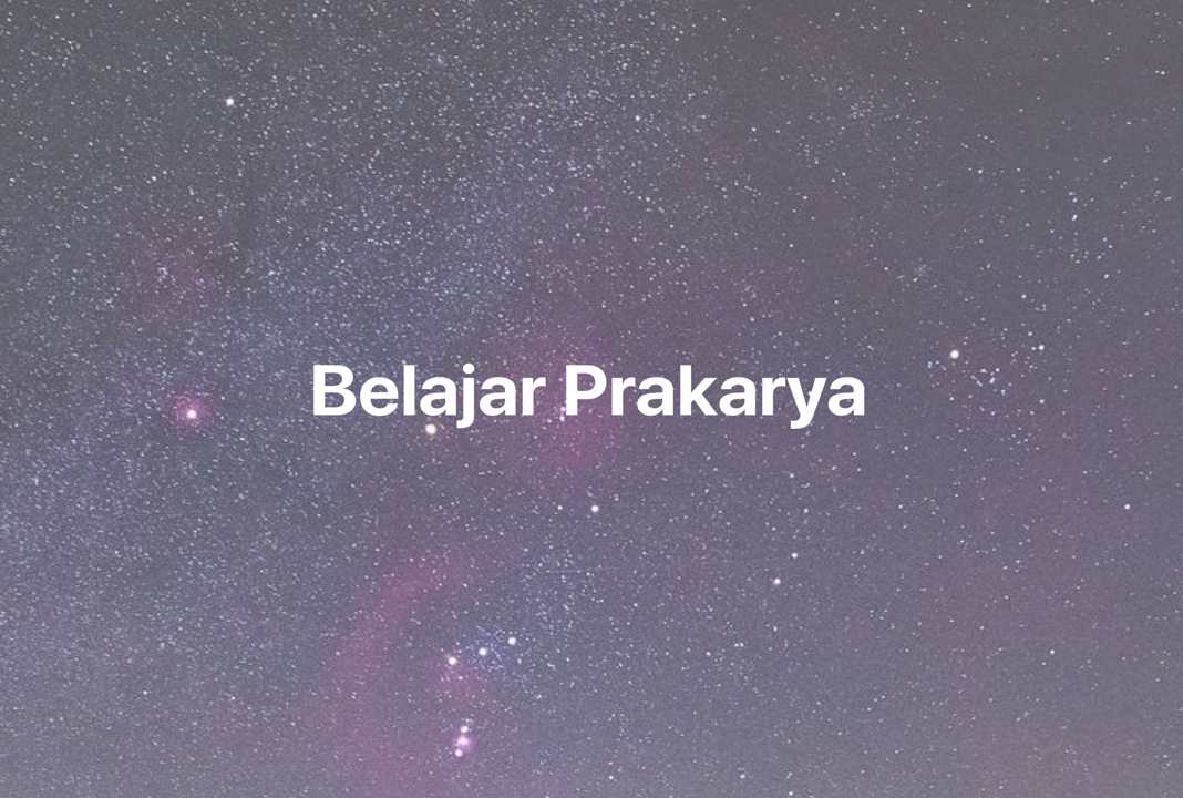 Gambar Mimpi Belajar Prakarya