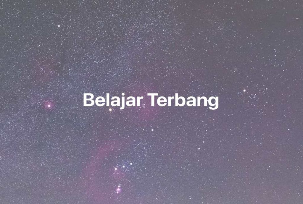 Gambar Mimpi Belajar Terbang