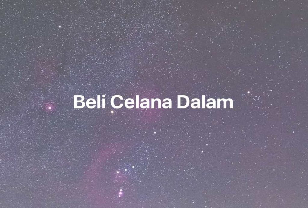 Gambar Mimpi Beli Celana Dalam