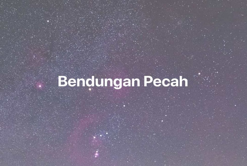 Gambar Mimpi Bendungan Pecah