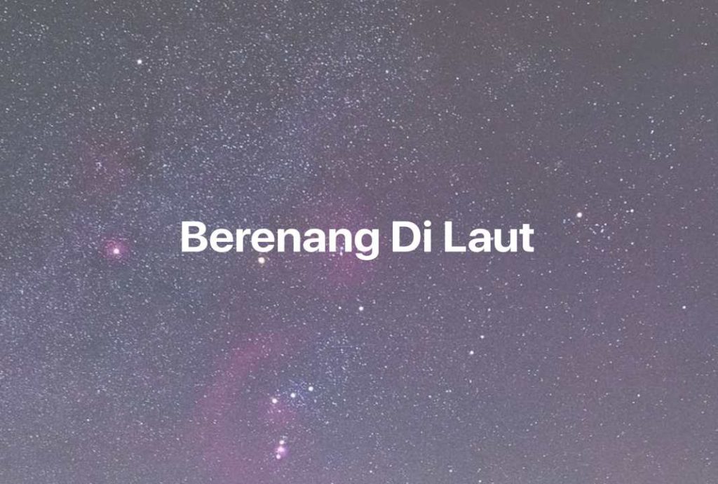 Gambar Mimpi Berenang Di Laut