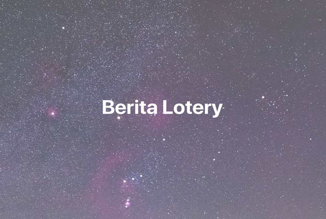 Gambar Mimpi Berita Lotery