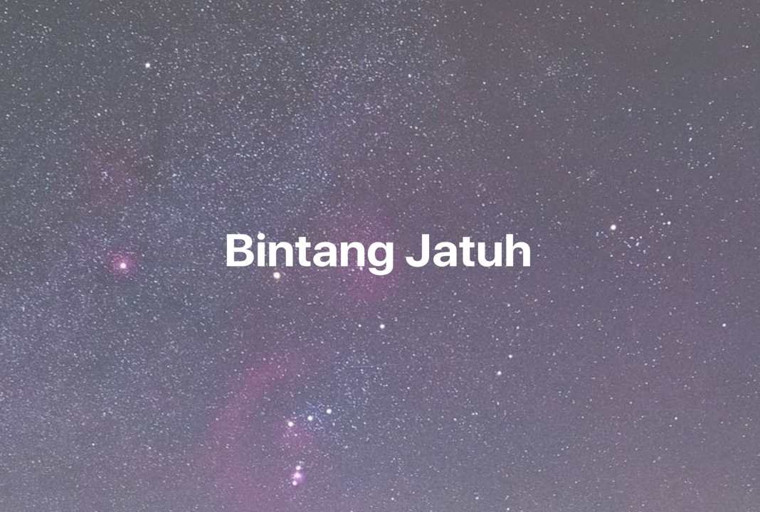 Gambar Mimpi Bintang Jatuh