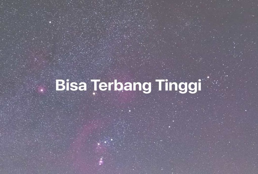 Gambar Mimpi Bisa Terbang Tinggi