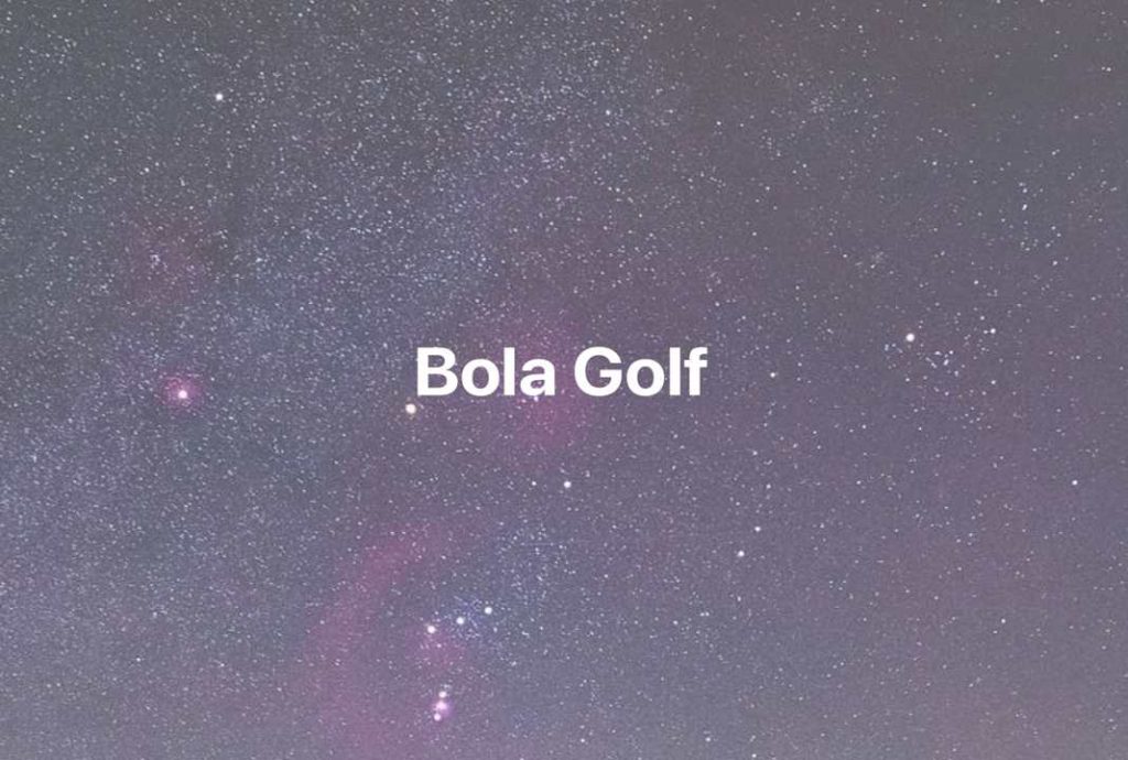 Gambar Mimpi Bola Golf