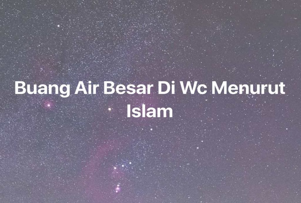 Gambar Mimpi Buang Air Besar Di Wc Menurut Islam