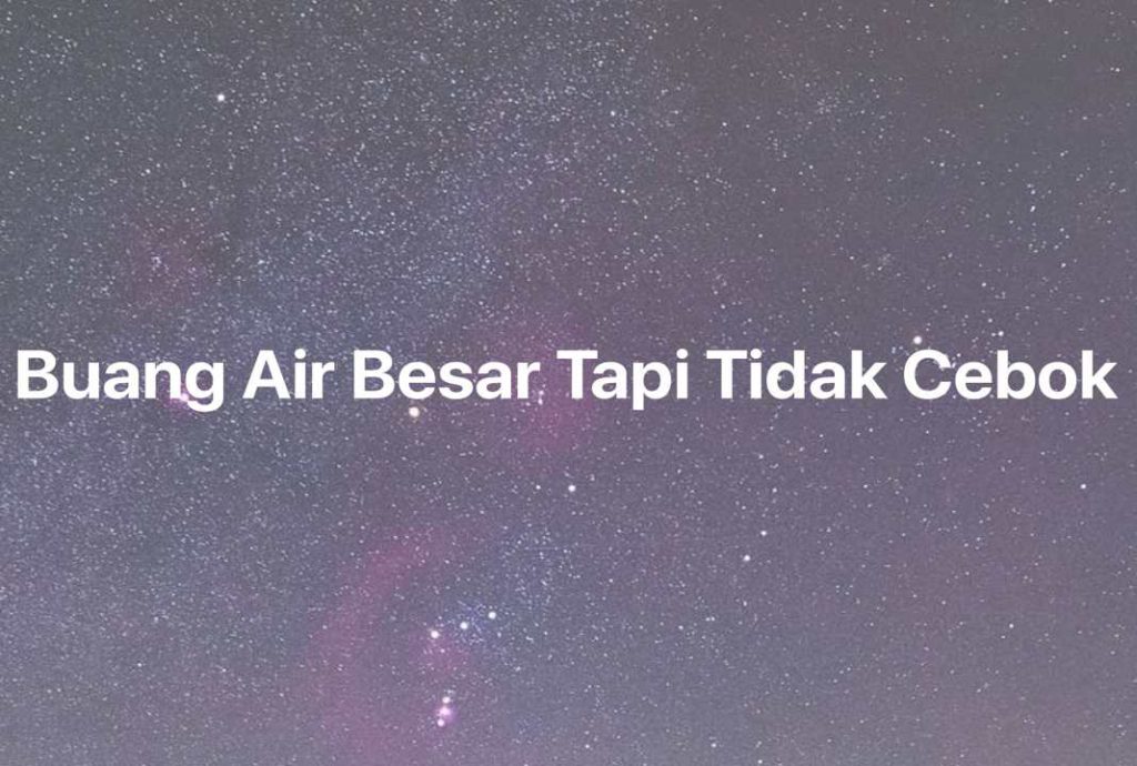 Gambar Mimpi Buang Air Besar Tapi Tidak Cebok