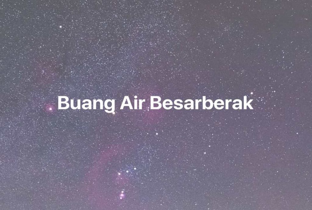 Gambar Mimpi Buang Air Besarberak