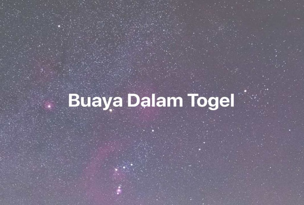 Gambar Mimpi Buaya Dalam Togel