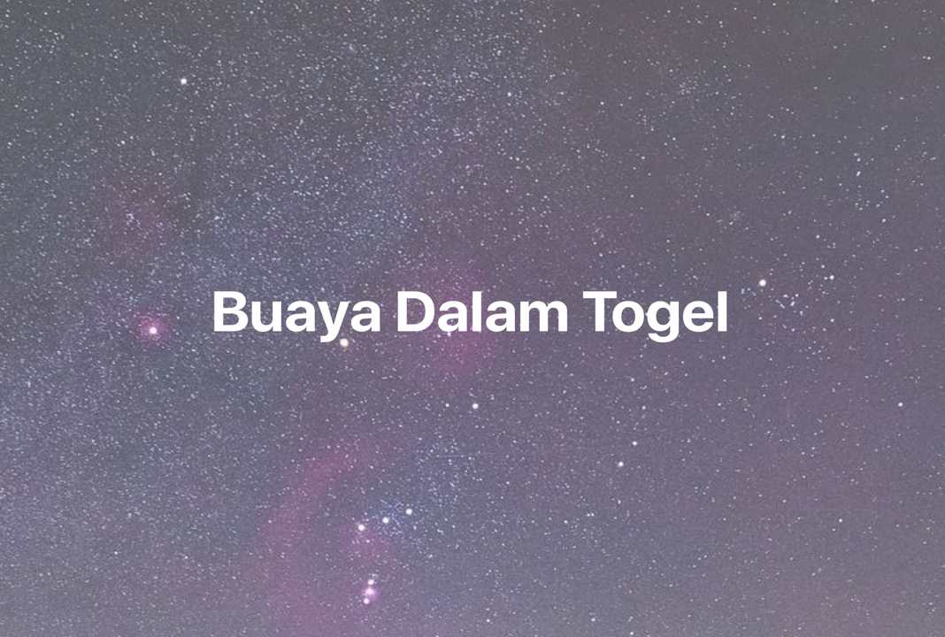 Gambar Mimpi Buaya Dalam Togel