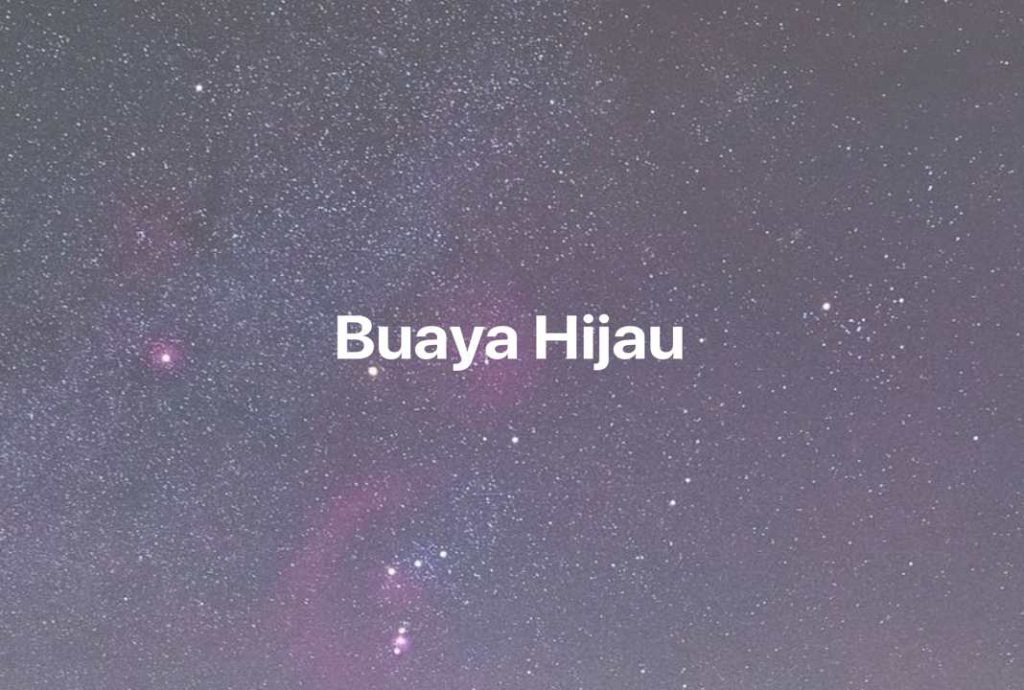 Gambar Mimpi Buaya Hijau