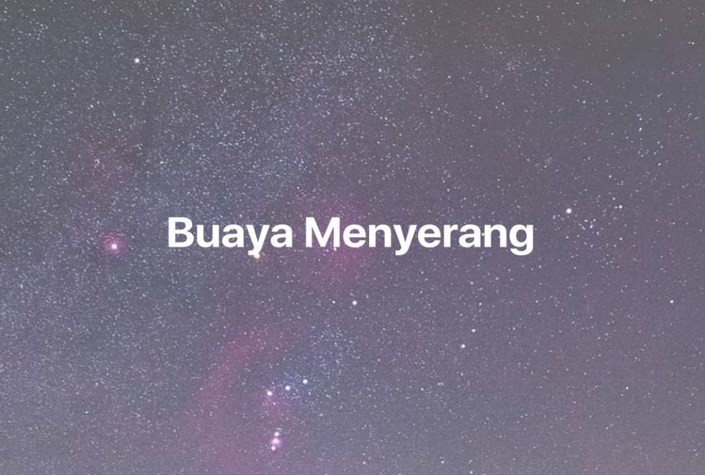 Gambar Mimpi Buaya Menyerang