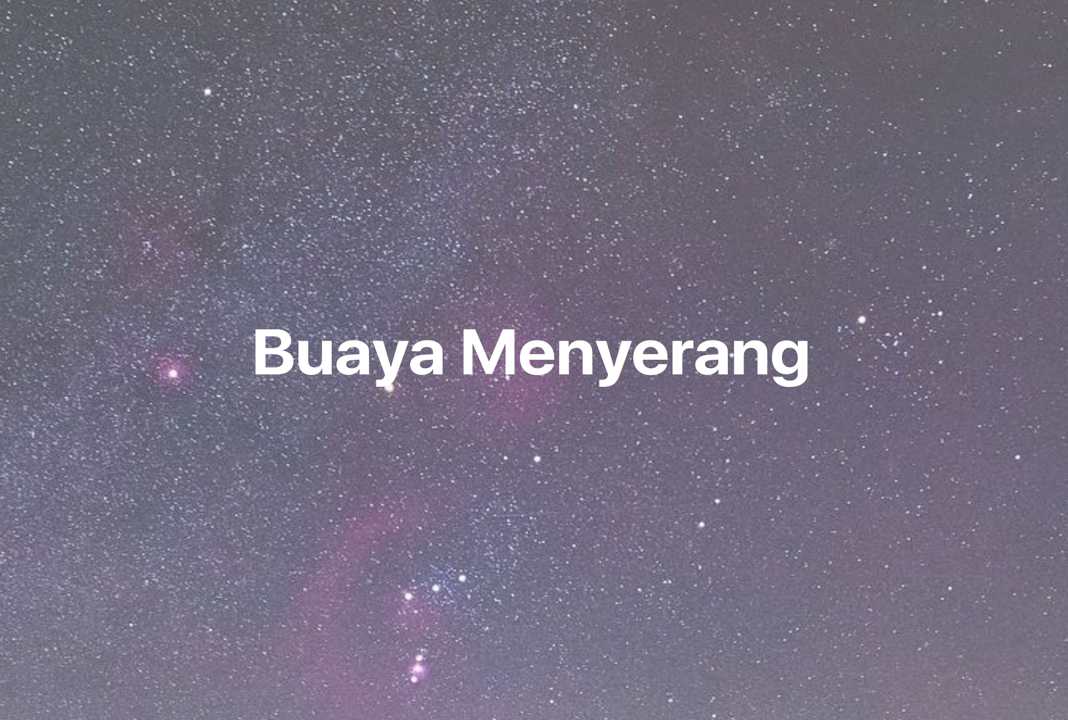 Gambar Mimpi Buaya Menyerang