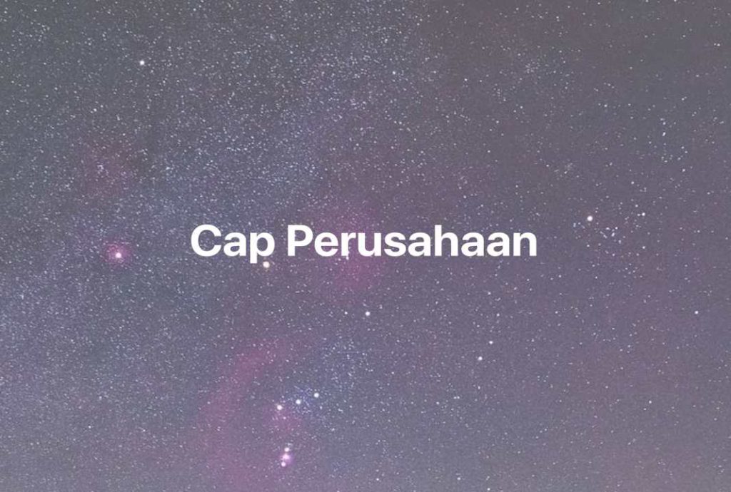 Gambar Mimpi Cap Perusahaan