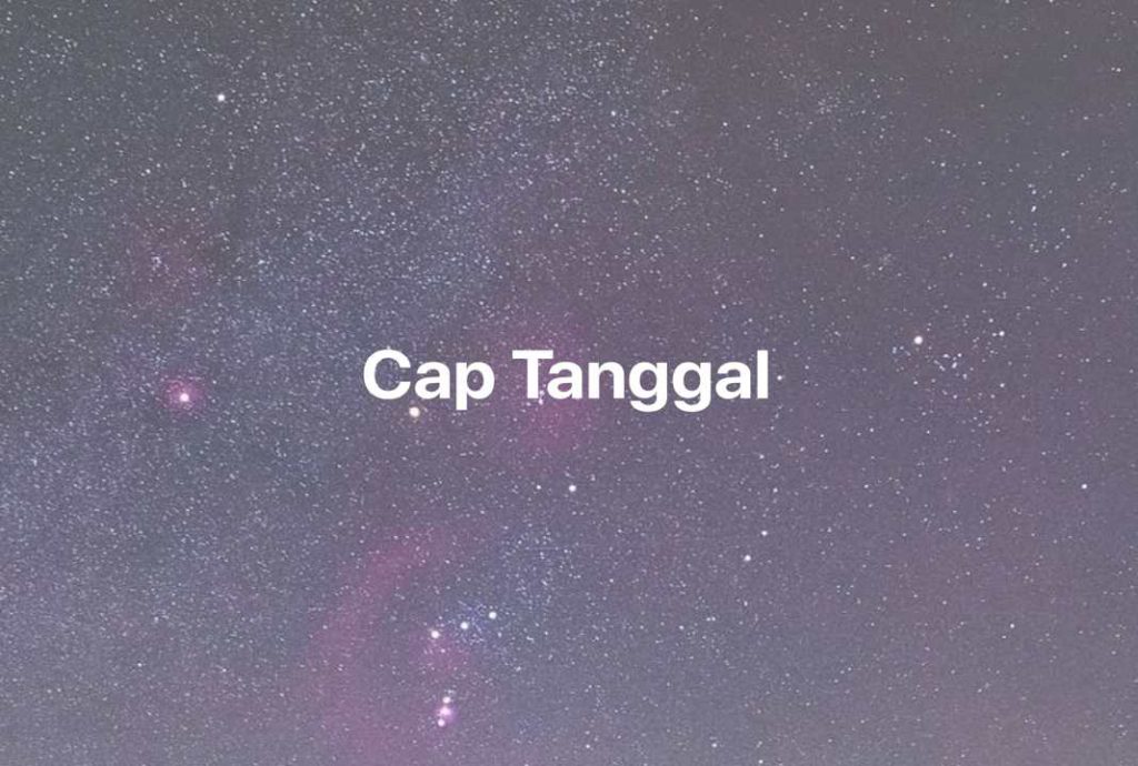 Gambar Mimpi Cap Tanggal