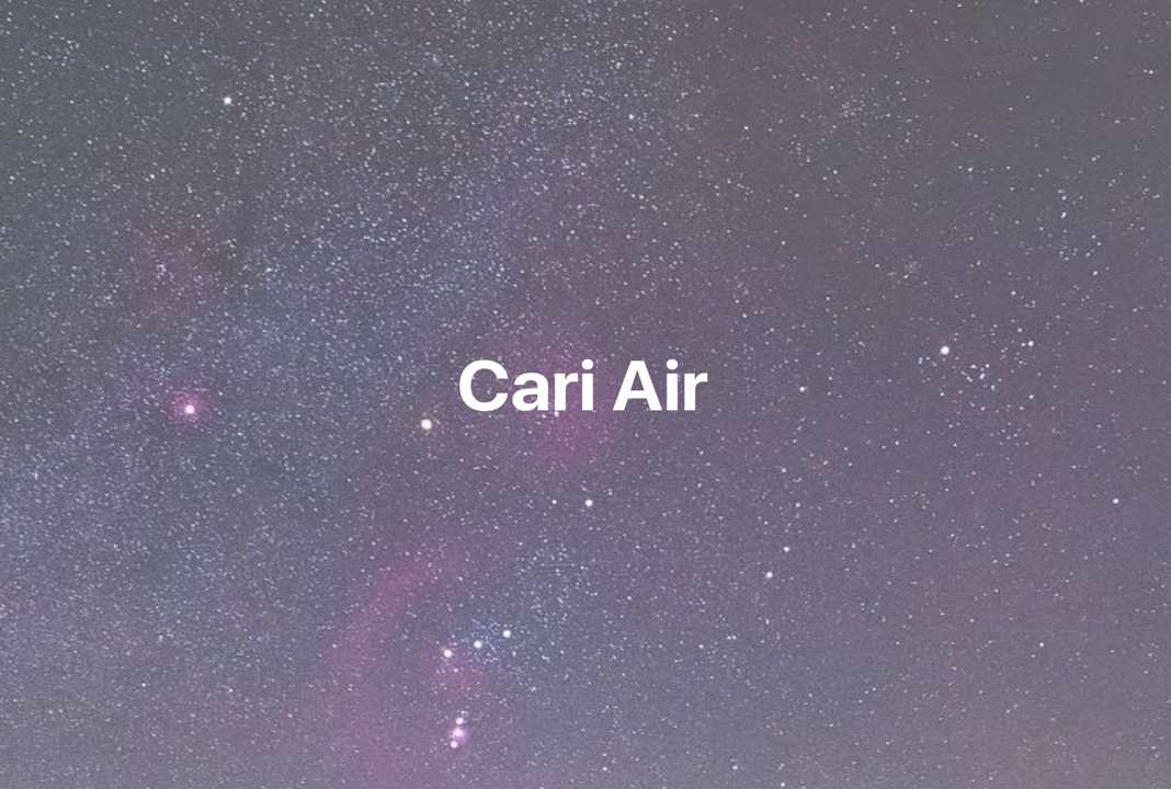 Gambar Mimpi Cari Air