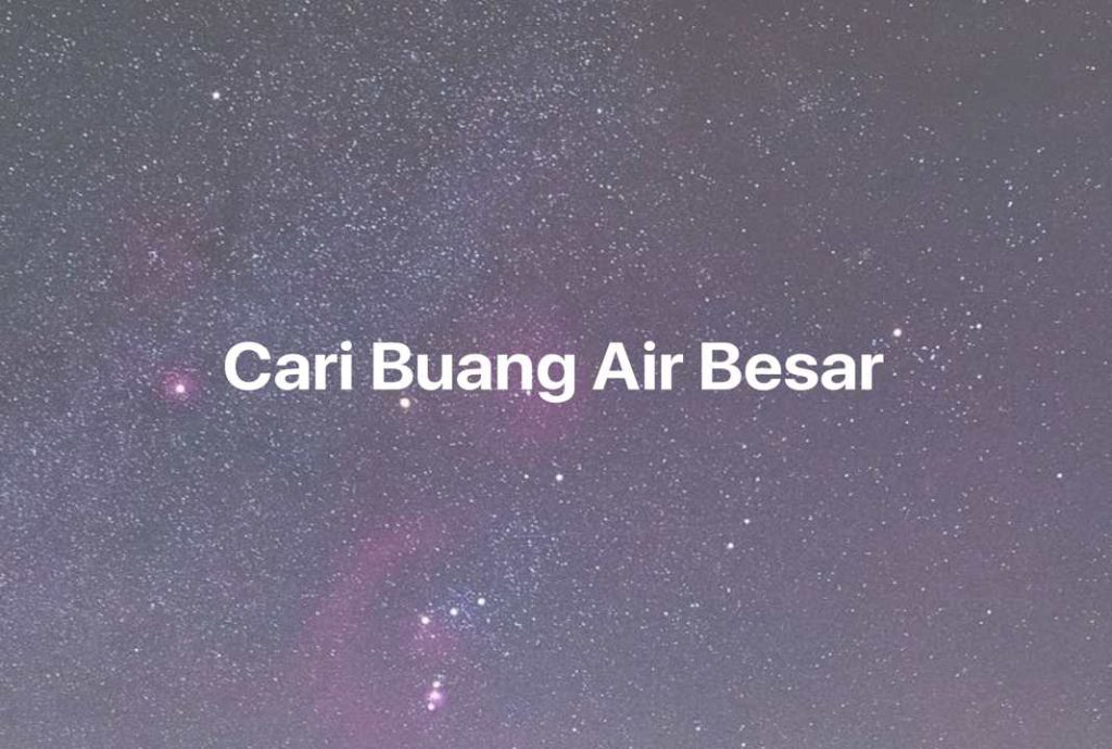 Gambar Mimpi Cari Buang Air Besar