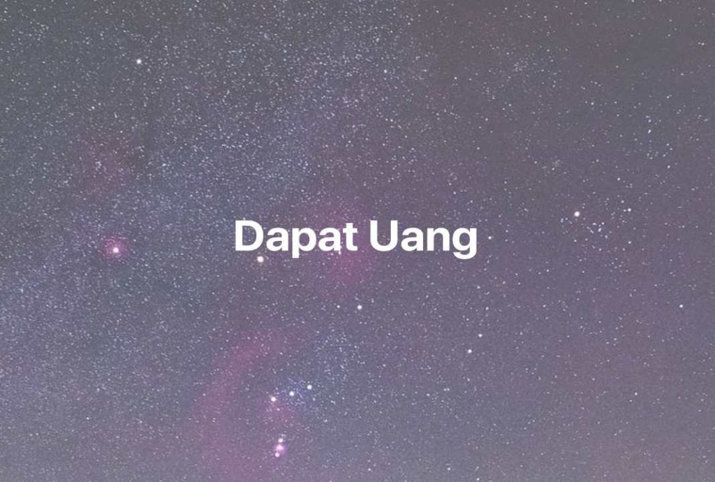 Gambar Mimpi Dapat Uang