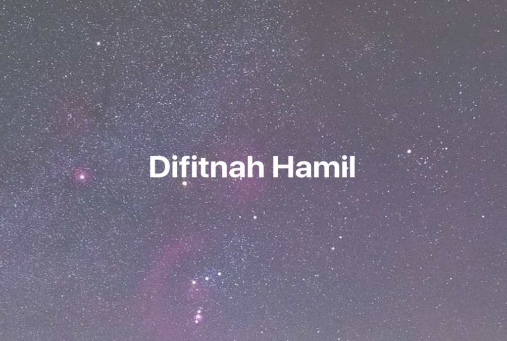 Gambar Mimpi Difitnah Hamil